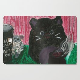 Cat and mouse Cutting Board
