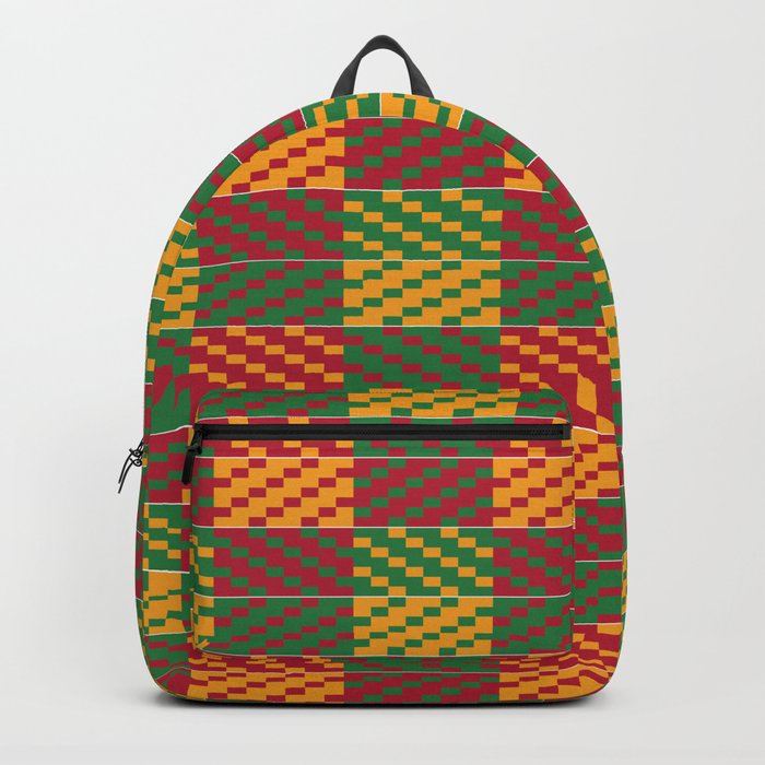 Bright Kente Cloth 4 Backpack