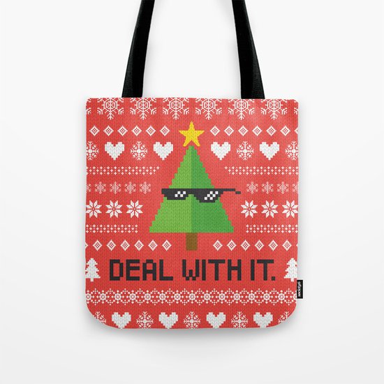 Deal with It. Tote Bag
