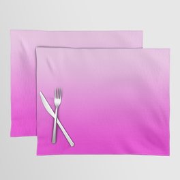 Monochromatic Pink Magenta Ombre Placemat
