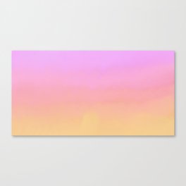 Watercolor Sunset Canvas Print