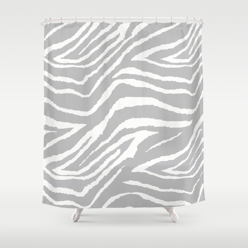 animal print shower curtain