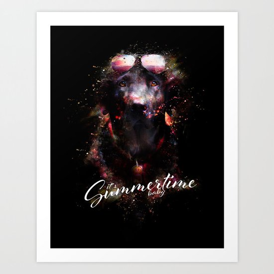 Summertime baby Art Print