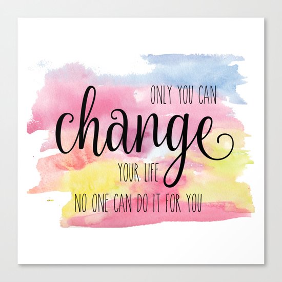 Only you can Canvas Print