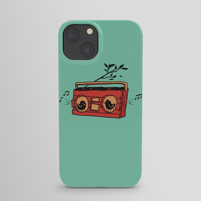 Nature's boombox iPhone Case