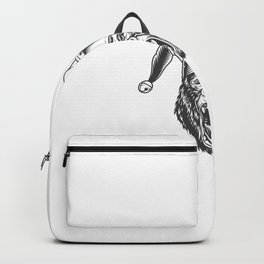 Angry Gorilla Monochrome Style Backpack