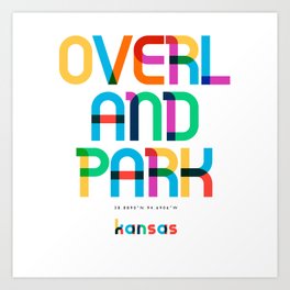 Overland Park Kansas Mid Century, Pop Art, Art Print | Lawrence, Kansas City, Graphicdesign, Overland Park, Mid Century, Kansas, Sha, Olathe, Topeka, Pop Art 