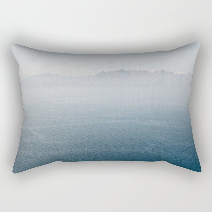 Santorini - Caldera II Rectangular Pillow