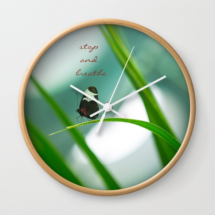 Stop and Breathe - A Reminder Wall Clock