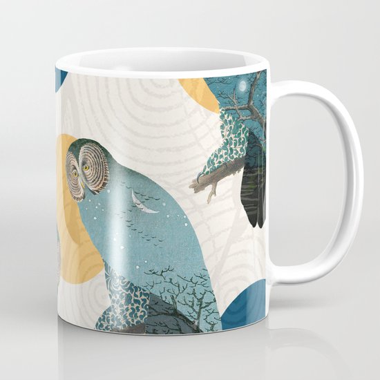 Night Owl Polka Coffee Mug