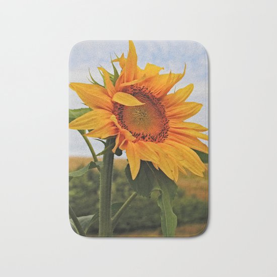 Sunrise Sunflower Bath Mat
