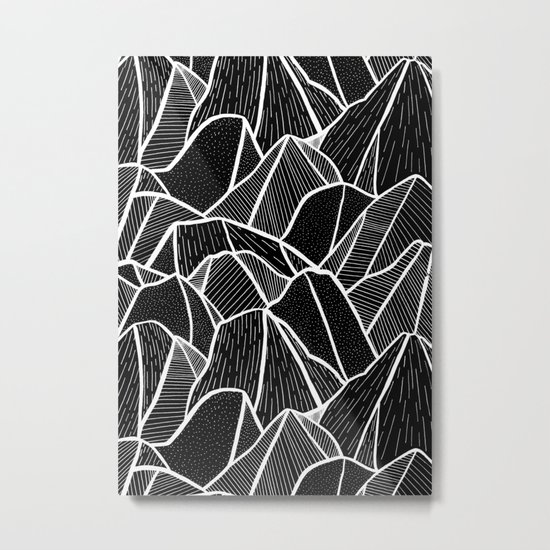 On The Rocks Metal Print