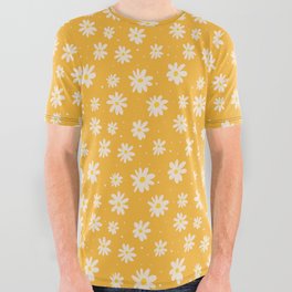 Sunshine Daisies All Over Graphic Tee