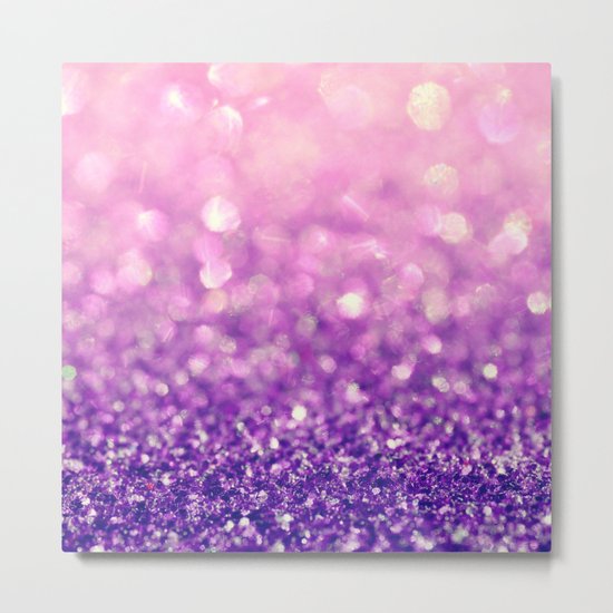 Fizzy Grape Metal Print