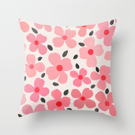 dogwood 8 Throw Pillow