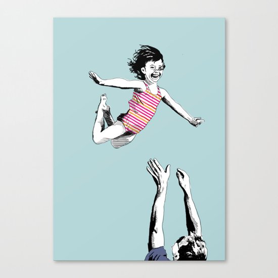 Jump for joy Canvas Print