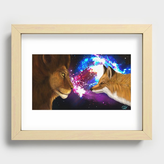 The Cunning & The Brave Recessed Framed Print