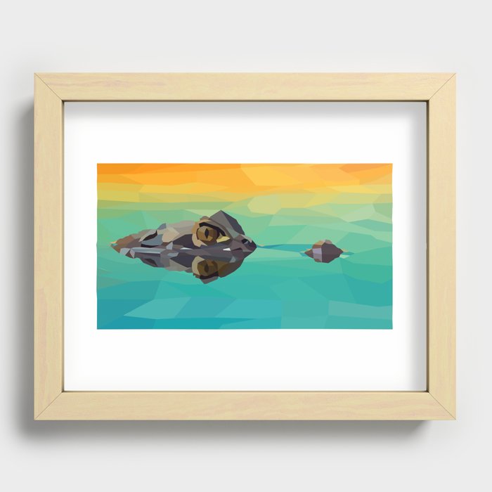 Poly-Croc Recessed Framed Print