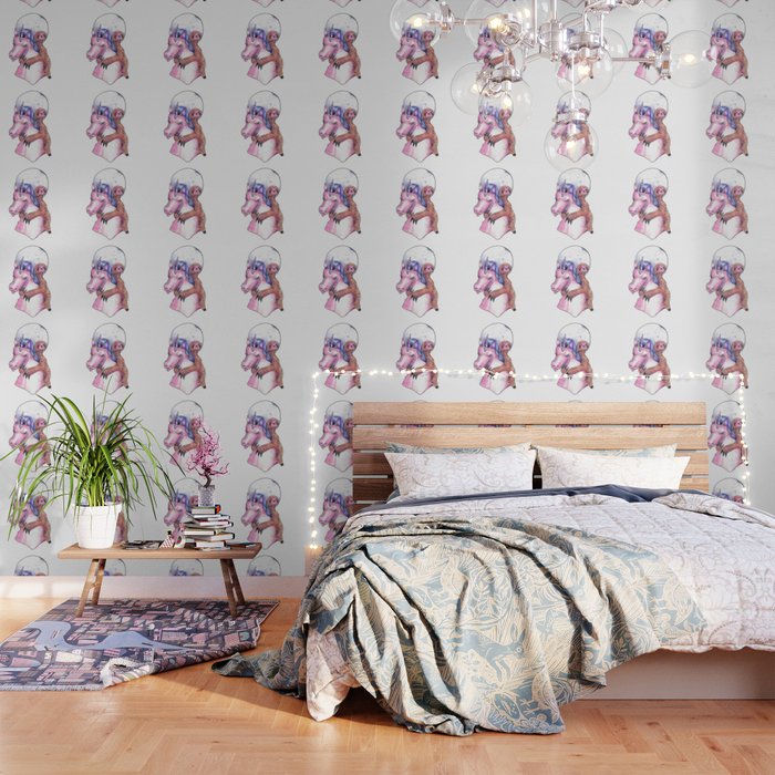 Unicorn And Sloth Are Best Friends Wallpaper By Mantrapop Society6