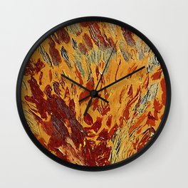 Abstraction color art Wall Clock