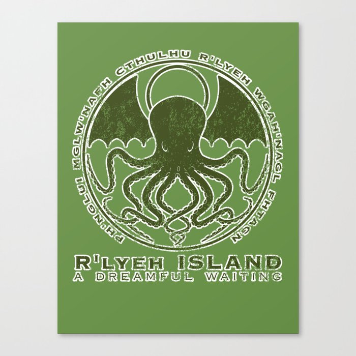 R'lyeh Island Canvas Print