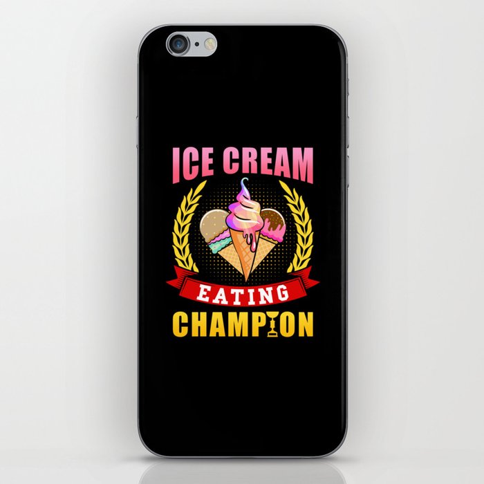 Ice Cream Champion iPhone Skin