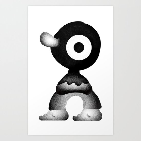 Big nose Art Print