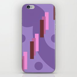 Abstract Purple iPhone Skin
