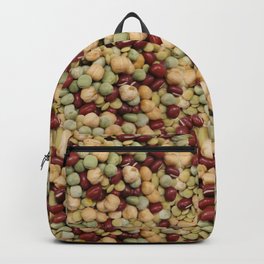 Pattern dietary beans and legumes Backpack | Vegetarianfood, Wheat, Adzukibean, Superfood, Chickpea, Vegetable, Bean, Mixture, Veganism, Pea 