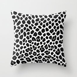 Popular Luxury White Leopard Elegant Collection Throw Pillow