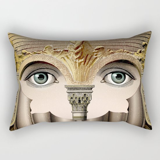 Architectural gaze Rectangular Pillow