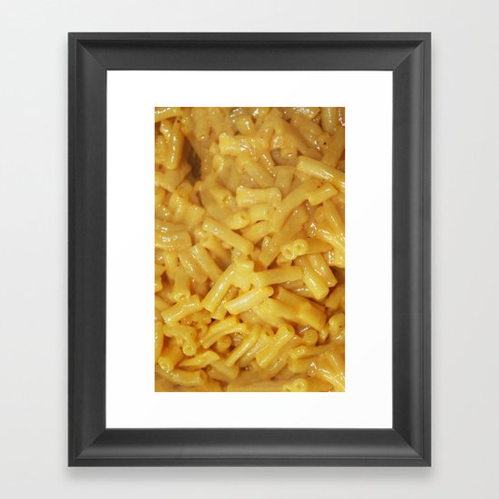 Mac&Cheese Framed Art Print