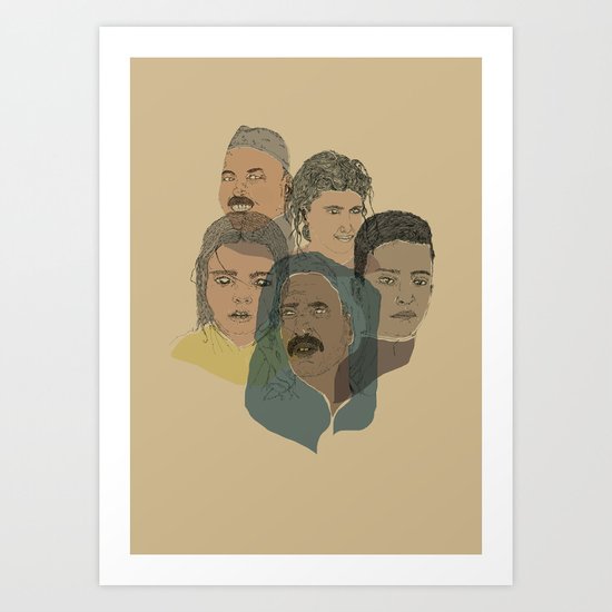 Arabian Nights Portraits Art Print