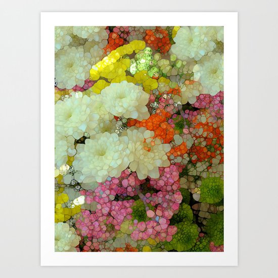 Joyous Spring Bouquet Art Print