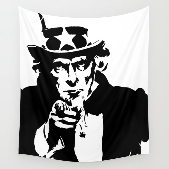 Uncle Sam America Wall Tapestry
