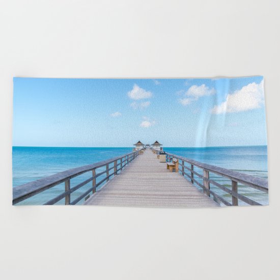 On the Pier Beach Towel
