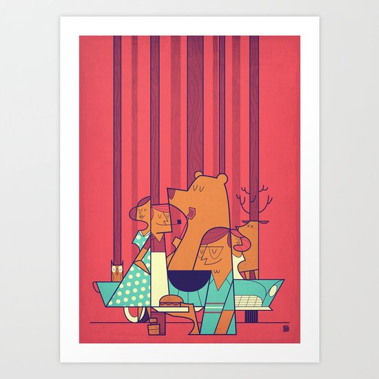 Barbecue Art Print