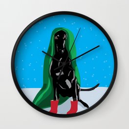 A Home for the Holidays Wall Clock