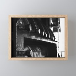 Old Machinery Framed Mini Art Print