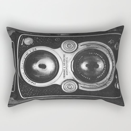 The King of Cameras - The Rolleiflex Rectangular Pillow