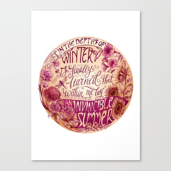 Invincible Summer Canvas Print