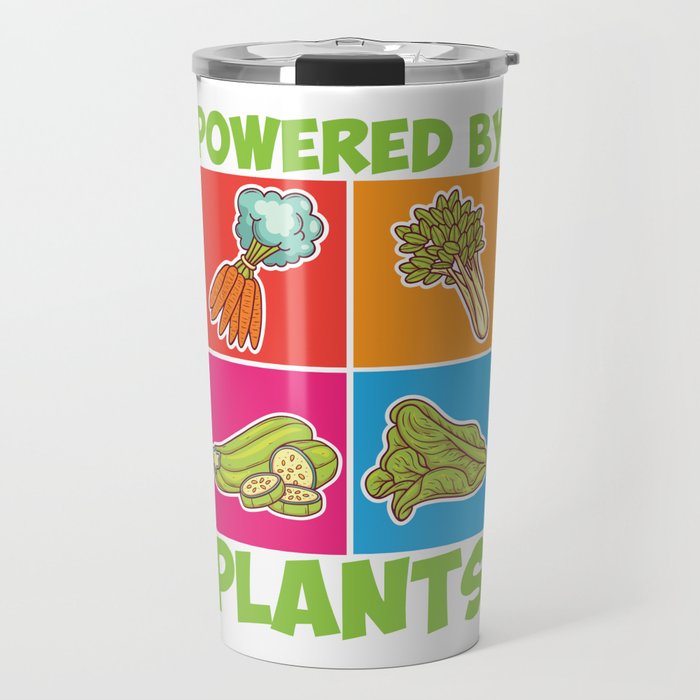 Powered By Plants Veggie Vegan Travel Mug