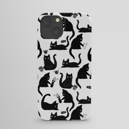 Bad Cats Knocking Stuff Over iPhone Case