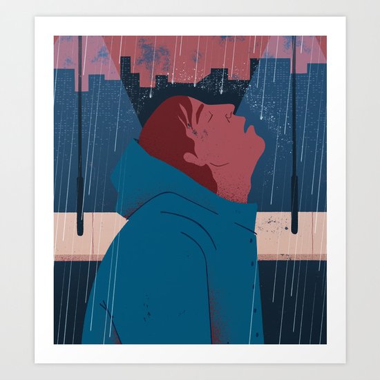 Rain Art Print