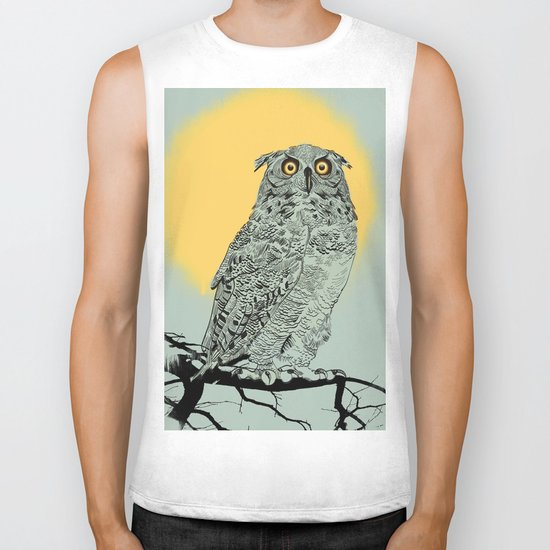 Owl Biker Tank