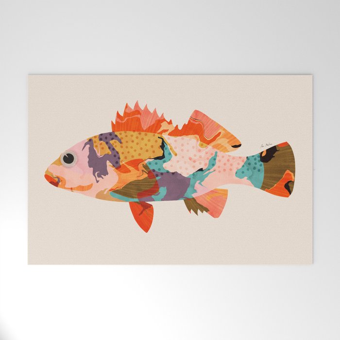 Tropical fish Welcome Mat