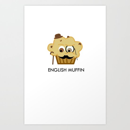 english muffin Art Print