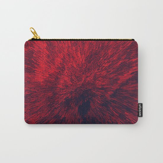 Bold Burst in Brilliant Red Carry-All Pouch