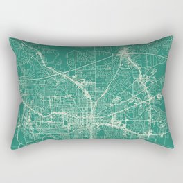 Tallahassee USA - Minimalist City Map Rectangular Pillow