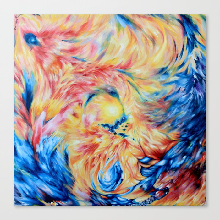 Phoenix Rising Andrew Kaminski Art Canvas Print By
